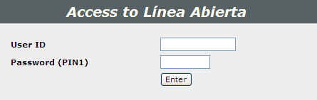 Access to Línea Abierta