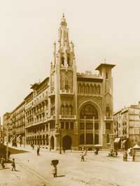 La sede central de ”la Caixa”, en la Via Laietana de Barcelona, en los años 30